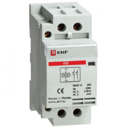 Контактор модульный КМ 32А NО+NC (2 мод.) EKF PROxima