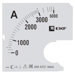 Шкала сменная для A721 3000/5А-1,5 EKF PROxima