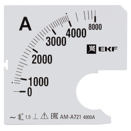 Шкала сменная для A721 4000/5А-1,5 EKF PROxima