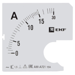 Шкала сменная для A721 15/5А-1,5 EKF PROxima