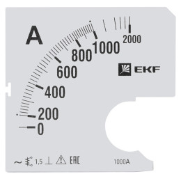 Шкала сменная для A961 1000/5А-1,5 EKF PROxima