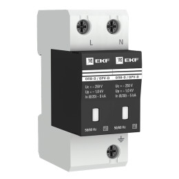 Ограничитель импульсных напряжений ОПВ-D/2P In 5кА 230В с сигн. EKF PROxima