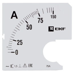 Шкала сменная для A961 75/5А-1,5 EKF PROxima