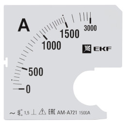 Шкала сменная для A721 1500/5А-1,5 EKF PROxima