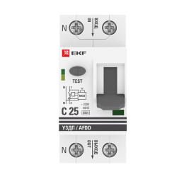 Устройство защиты от дугового пробоя 1P+N 25А (C) 6 кА УЗДП EKF PROxima